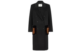 FENDI Double Breasted Pocket-Detailed Trench Coat