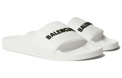 Balenciaga Pool Slide Eggshell