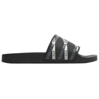 Balenciaga Slide Slippers Men's Black