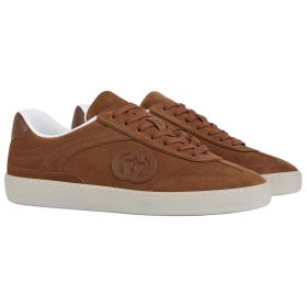 GUCCI G75 Low top Skateboard Shoes Men's Light Brown
