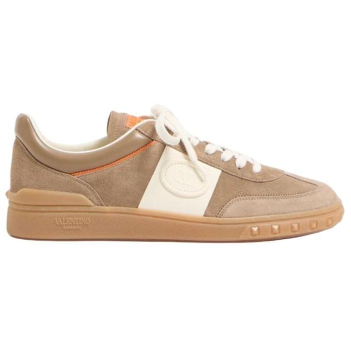Valentino Upvillage Low top Skateboard Shoes Men's Khaki Brown