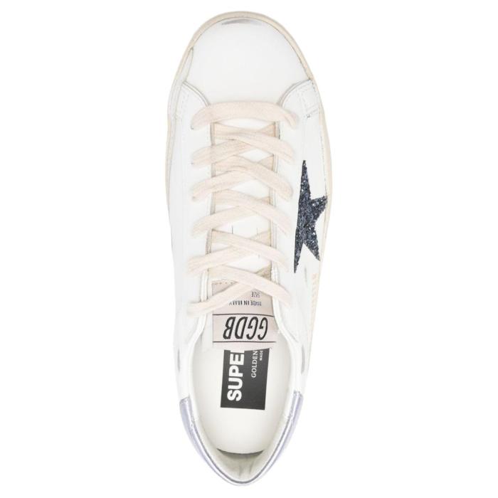 Golden Goose Super Star White Black Glicine