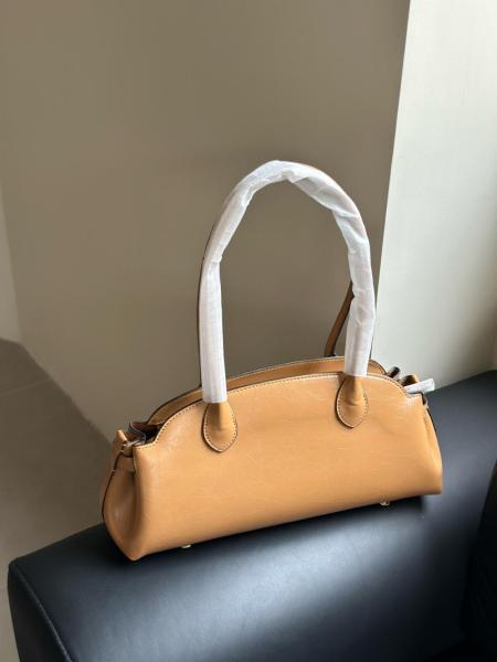 COACH Empire Carryall Glazed Surface Leather Shoulder Bag Large Women's Brass & Honeys Brown CAM03-B4T7J size 34.3*12.06*15.88 cm