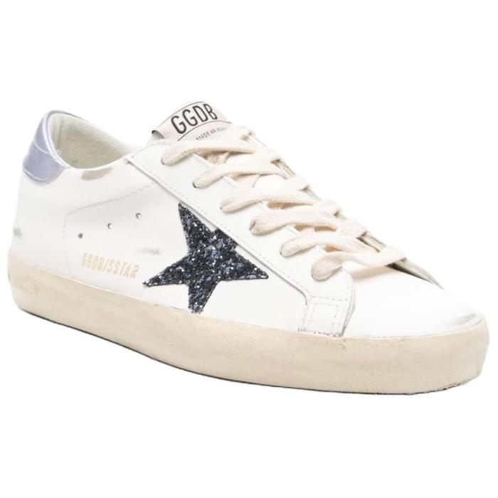 Golden Goose Super Star White Black Glicine