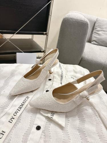 DIOR J'ADIOR High Heels Women's White Heel height 6.5cm