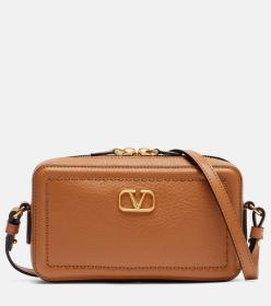 Valentino Calfskin Shoulder Bag Mini Women's Almond W2P0AI5RZRKEL size 19*4.5*10 cm