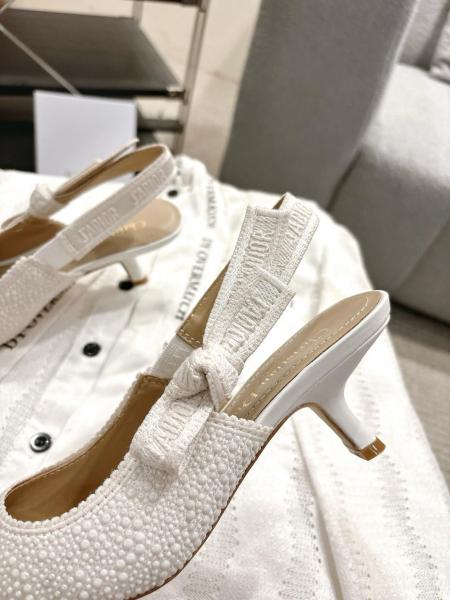 DIOR J'ADIOR High Heels Women's White Heel height 6.5cm