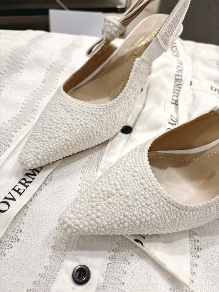 DIOR J'ADIOR High Heels Women's White Heel height 6.5cm
