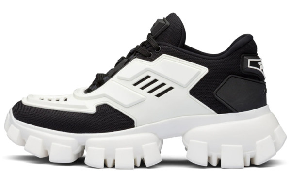 PRADA Cloudbust Thunder Low Top Casual Shoes Women's Black White