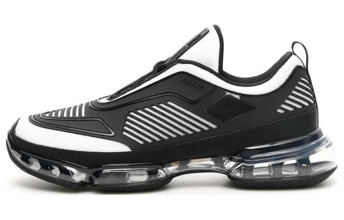 PRADA Cloudbust Air Leather Low top Casual Shoes Men's Black