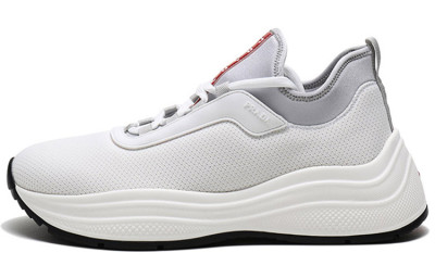PRADA Low top Sports Casual Shoes Men's White