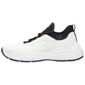 PRADA Shock Absorbers Low Top Sports Casual Shoes Men's White Black