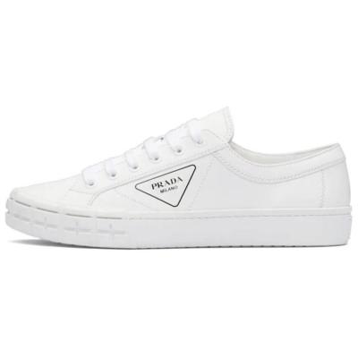PRADA Cassetta Wheel Leather Low 'White'