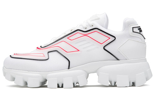 PRADA Cloudbust Thunder Knit 'White Red'