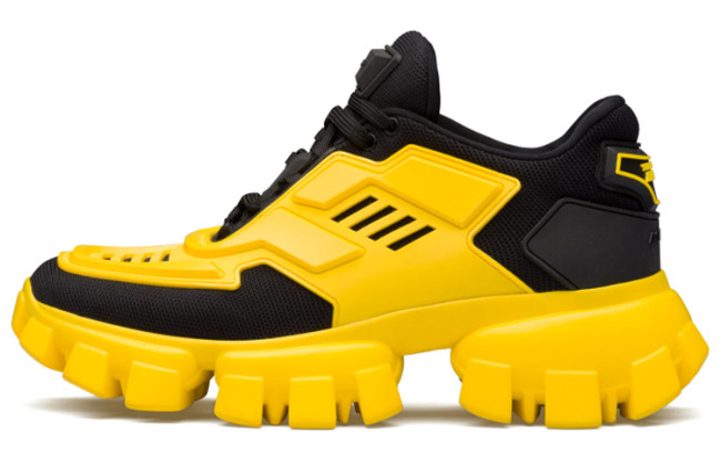 PRADA Cloudbust Thunder Casual Shoes Women's Low top Black/Yellow