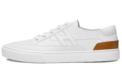 HERMES Deep Low Top Stylish Skateboarding Shoes Men's White