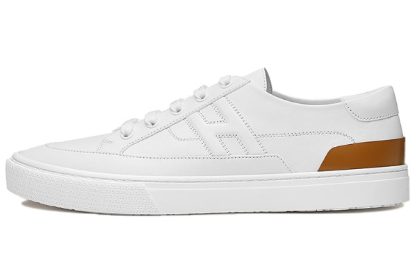 HERMES Deep Low Top Stylish Skateboarding Shoes Men's White