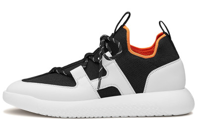 HERMES Duel Low-Top Sports Casual Shoes Women's Black White