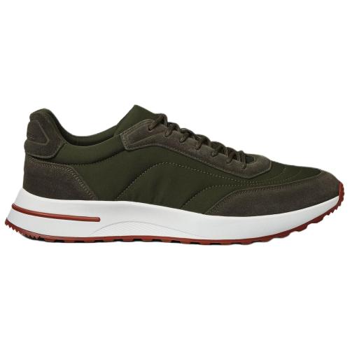 Loro Piana Week End Walk Low top Casual Shoes Men's Dark Green