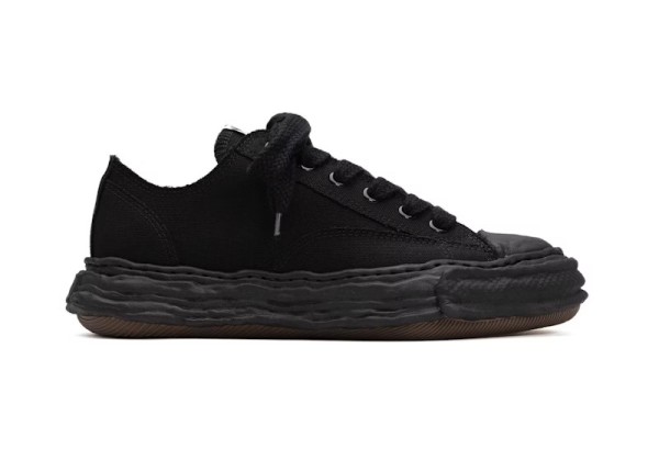Maison Mihara Yasuhiro Peterson 23 OG Sole Canvas Low Black Black