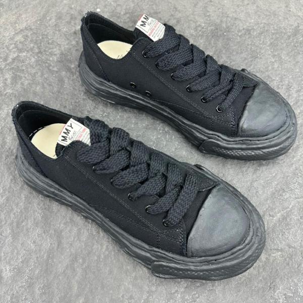 Maison Mihara Yasuhiro Peterson 23 OG Sole Canvas Low Black Black