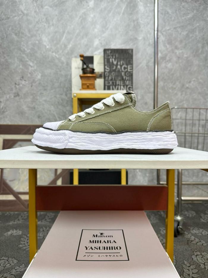 Maison Mihara Yasuhiro Peterson 23 OG Sole Canvas Low Green