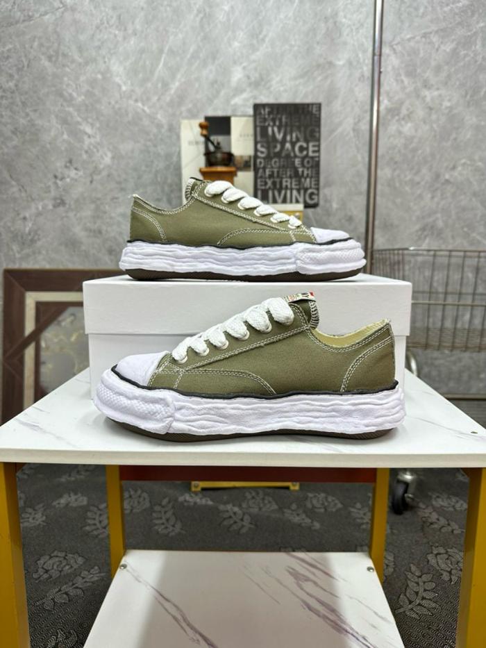 Maison Mihara Yasuhiro Peterson 23 OG Sole Canvas Low Green