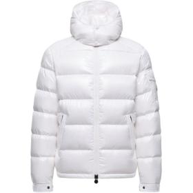 Moncler Maya Series Hooded Short Down Jacket Down Jacket White