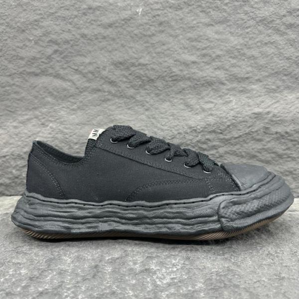 Maison Mihara Yasuhiro Peterson 23 OG Sole Canvas Low Black Black