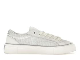 Dior B33 Sneaker White Smooth Calfskin Oblique Jacquard