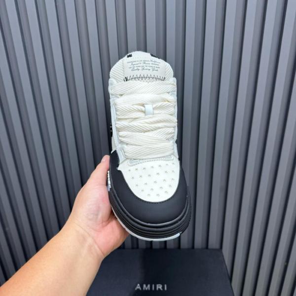 AMIRI MA-1 White Black Black