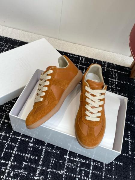 Maison Margiela Replica Low top Skateboard Shoes Pink Brown