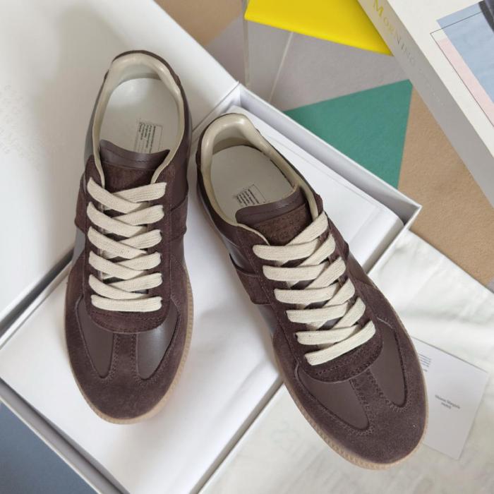 Maison Margiela Replica Low Top Casual Shoes Brown
