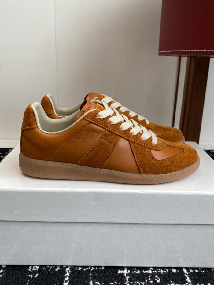 Maison Margiela Replica Low top Skateboard Shoes Pink Brown