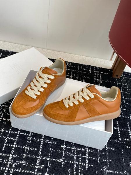 Maison Margiela Replica Low top Skateboard Shoes Pink Brown