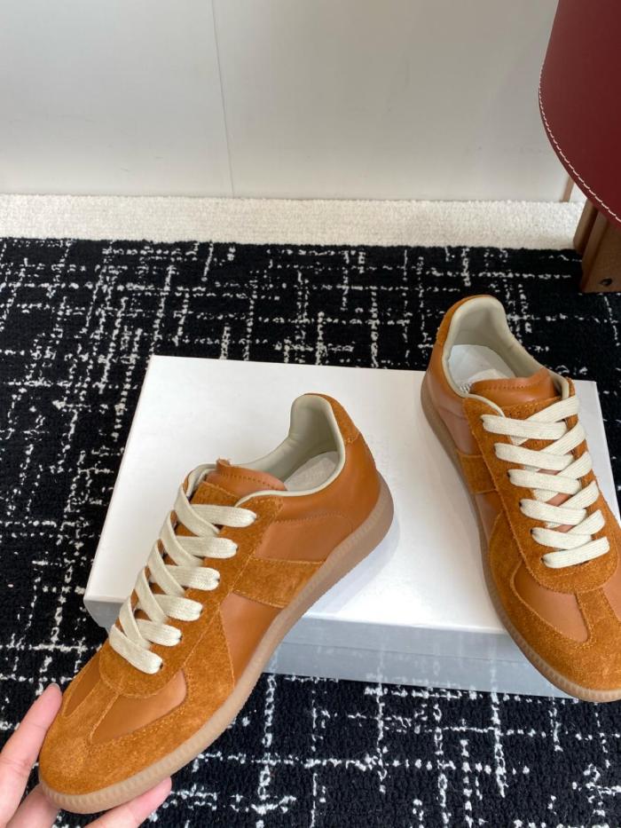 Maison Margiela Replica Low top Skateboard Shoes Pink Brown