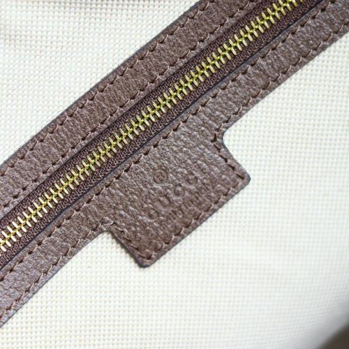 GUCCI Ophidia Canvas With Leather Binding One Shoulder Crossbody Canvas Bag Handbag Medium Size Women's Brown 772065-96IWG-8745 size 20*16.5*31 cm