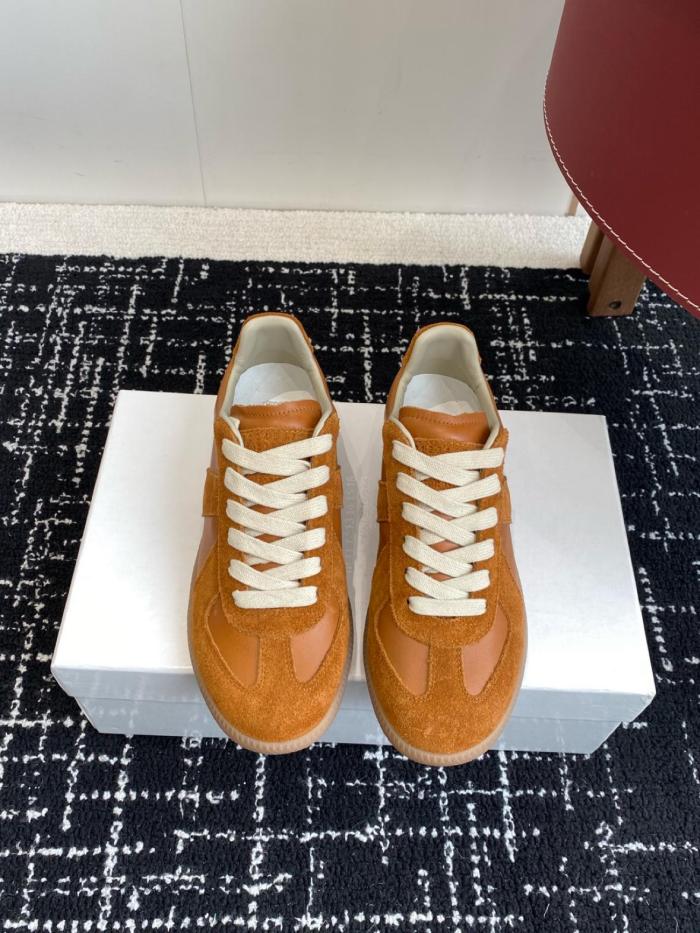 Maison Margiela Replica Low top Skateboard Shoes Pink Brown