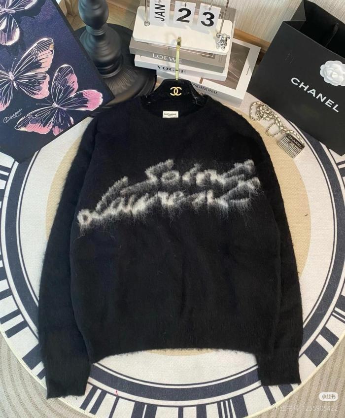 SAINT LAURENT 90S Sweater In Mohair