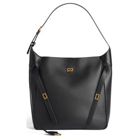 Balenciaga Bel Air Calfskin HOBO Bag Shoulder Bag Large Size Women's Black 8057582ABAV1000 size 43.9*14.9*39.8 cm