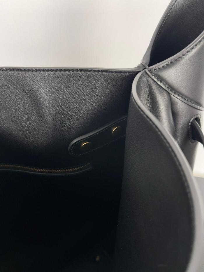 Balenciaga Bel Air Calfskin HOBO Bag Shoulder Bag Large Size Women's Black 8057582ABAV1000 size 43.9*14.9*39.8 cm