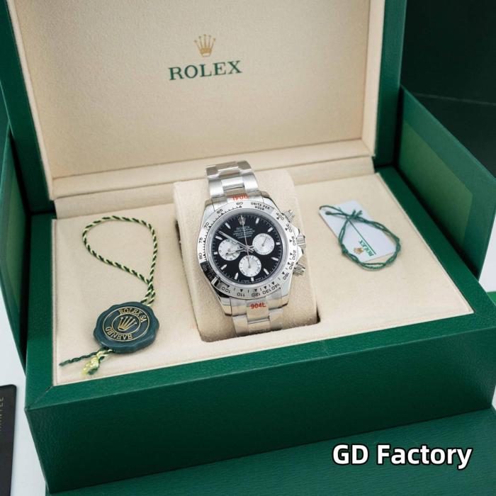 ROLEX Universe Slim Ditan Series Automatic Mechanical Movement Men's Watches Watch 40mm Black Dial 18K White Gold Case