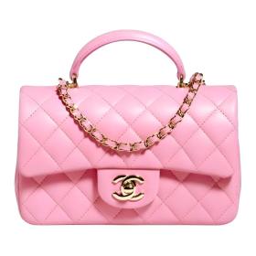 CHANEL 23P SS Handbags AS2431-B06660-NM370 size 20*6*12 cm