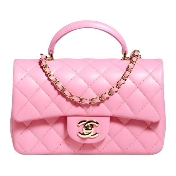CHANEL 23P SS Handbags AS2431-B06660-NM370 size 20*6*12 cm