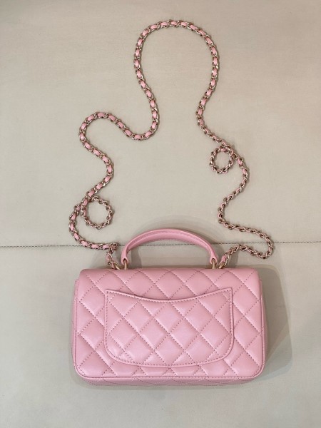 CHANEL 23P SS Handbags AS2431-B06660-NM370 size 20*6*12 cm