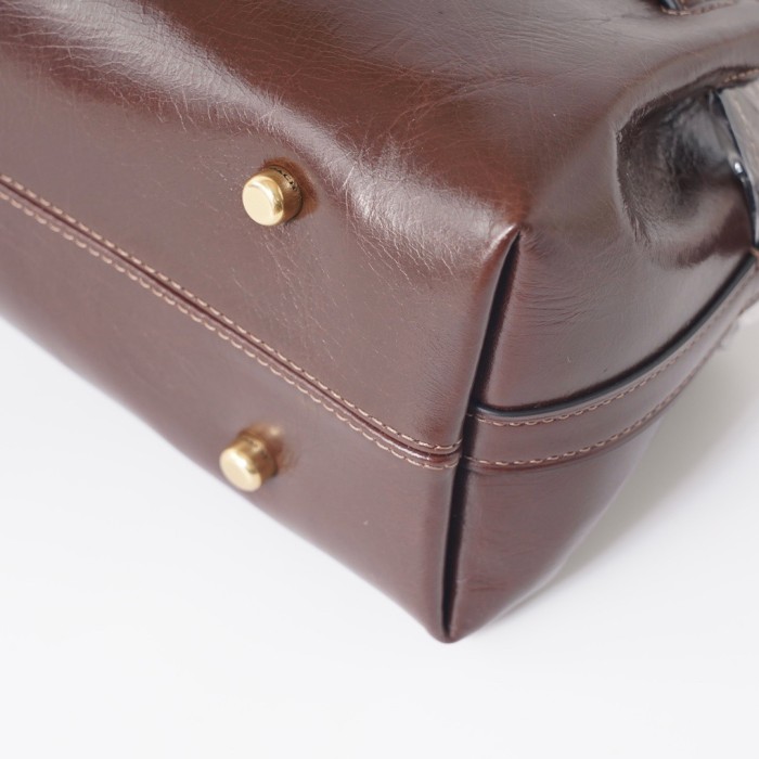 COACH Leather Handbag, Shoulder Bag Tubas Women's Maple CCM57-B4MPL size 34.29*12.07*15.88cm