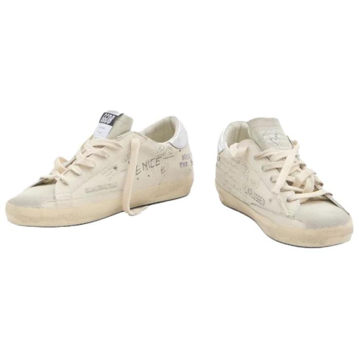 Golden Goose Super Star Low Top Skateboard Shoes White