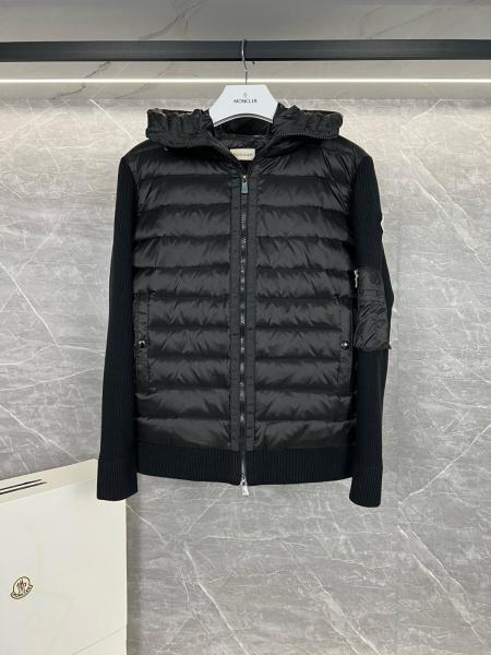 Moncler Quilted Zip Up Jacket