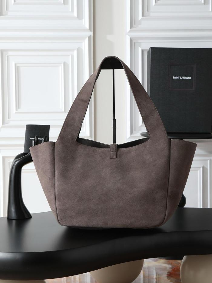 SAINT LAURENT LE57 Series Calfskin Shoulder Bag Regular Women's Light Musk 763435-008IW-3645 size 50*18*28 cm