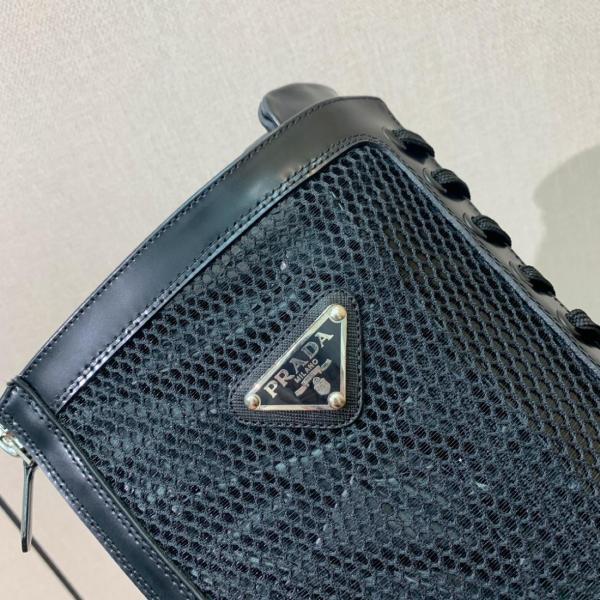 PRADA Knee high Boots Women's Black